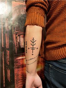 ans Beni Takip Edecek Sembol Dvme / Luck Will Follow Me Symbol Tattoo