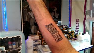 Barkod Dövmesi / Barcode Tattoo