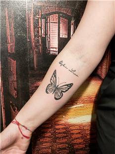 Kelebek Dövmesi / Butterfly Tattoo