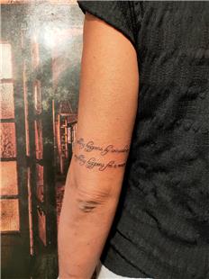 Yaz Dvmesi / Nothing Happens By Coincidence Everything Happens For a Reason Tattoo
