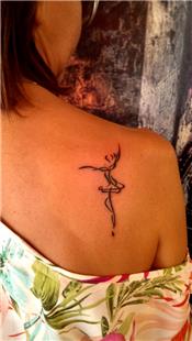 Tribal Balerin Dövmesi / Ballerina Tattoo