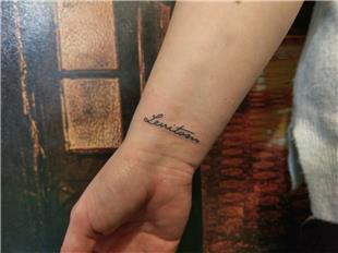 Bilee sim Dvmesi Levitom Levent / Name Tattoos