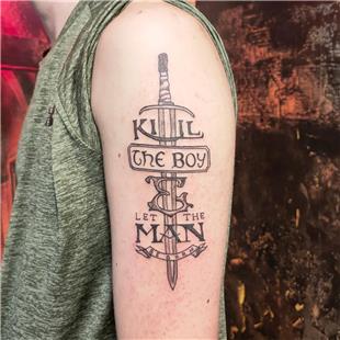 GOT Dvmesi / Kill the Boy and Let the Man Be Born Sword Tattoo
