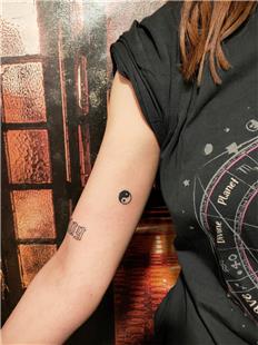 Kol ine Minimal Yin Yang Dvmesi / Yin Yang Tattoo