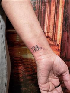 B Harfi ve Kalp Dvmesi / B Letter and Heart Tattoo