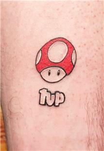 Super Mario Mantar Dvmesi / Super Mario Mushroom Tattoo