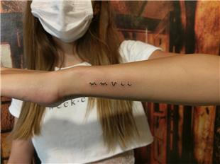 Roma Rakam ile Tarih Dvmesi / Date Tattoos