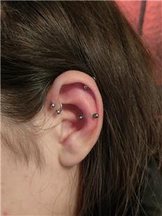 Titanyum Snug Kulak Piercing / Titanium Snug Piercing