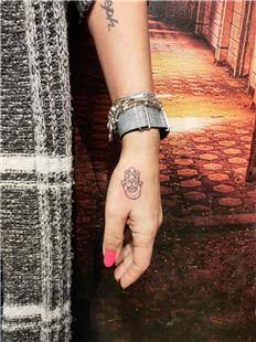 El zerine Fatmann Eli Dvmesi / Fatima Hand Hamsa Tattoo