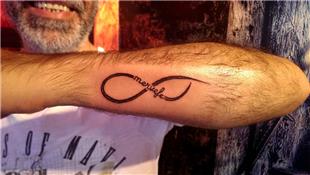 Sonsuzluk areti inde simler Dvmesi / Infinity Name Tattoo