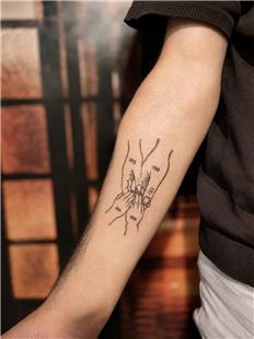 Aile Eller ve Tarihler D�vmesi / Family Hands Tattoo