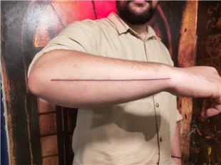 Kola Dz izgi Dvmesi / Single Line Tattoo