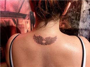 Enseye Melek Kanad Dvmesi / Angel Wings Tattoos
