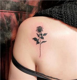Siyah Gül Dövmesi / Black Rose Tattoo