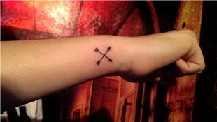 apraz Ok Dvmeleri / Cross Arrows Tattoo