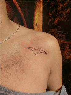 Omuza Mart Dvmesi / Seagull Tattoo