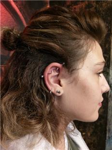 Endstriyel Kulak Kpr Piercing / Industrial Piercing