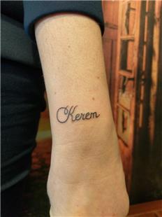 Kerem sim Dvmesi / Name Tattoos