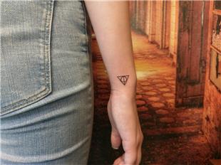 Harry Potter gen Sembol Dvmesi / Harry Potter Triangle Symbol Tattoo