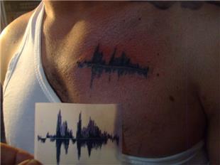 Ses Frekansı, Ses Kaydı, Ses Dalgası Dövme / Audio Frequency, Sound Wave Tattoo