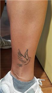 Güvercin Kuş Dövmesi / Pigeon Bird Tattoo