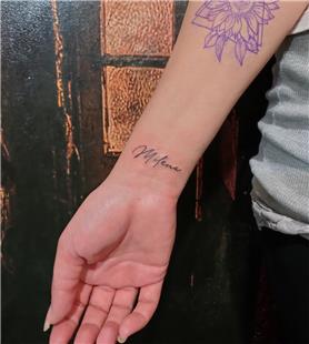 Milena sim Dvmesi / Name Tattoos
