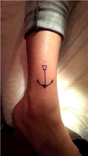 Kalpli apa Dvmesi / Heart Anchor Tattoo