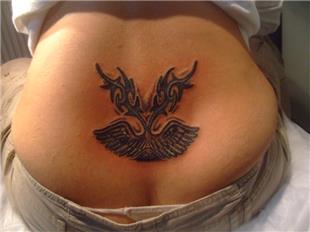 Tribal Bel Kanat Dvmesi / Tribal Wing Tattoo