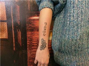 Gney Asya Dili Sonsuz zgrlk ve lmszlk Anlamnda Dvme / Freedom and Immortality Symbol Tattoo