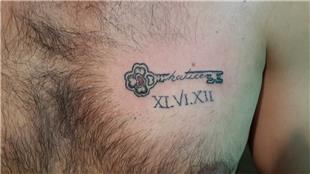 Anahtar ve sim Dvmesi / Key Name Tattoo