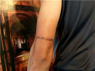 Roma Rakam Tarih Dvmesi / Date Tattoos