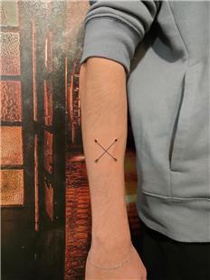 apraz Oklar Dvmesi / Cross Arrow Tattoo